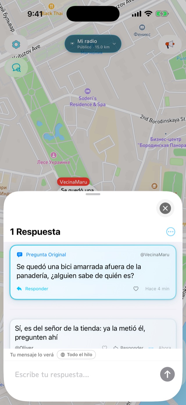 Un hilo de conversación abierto en Liivoo